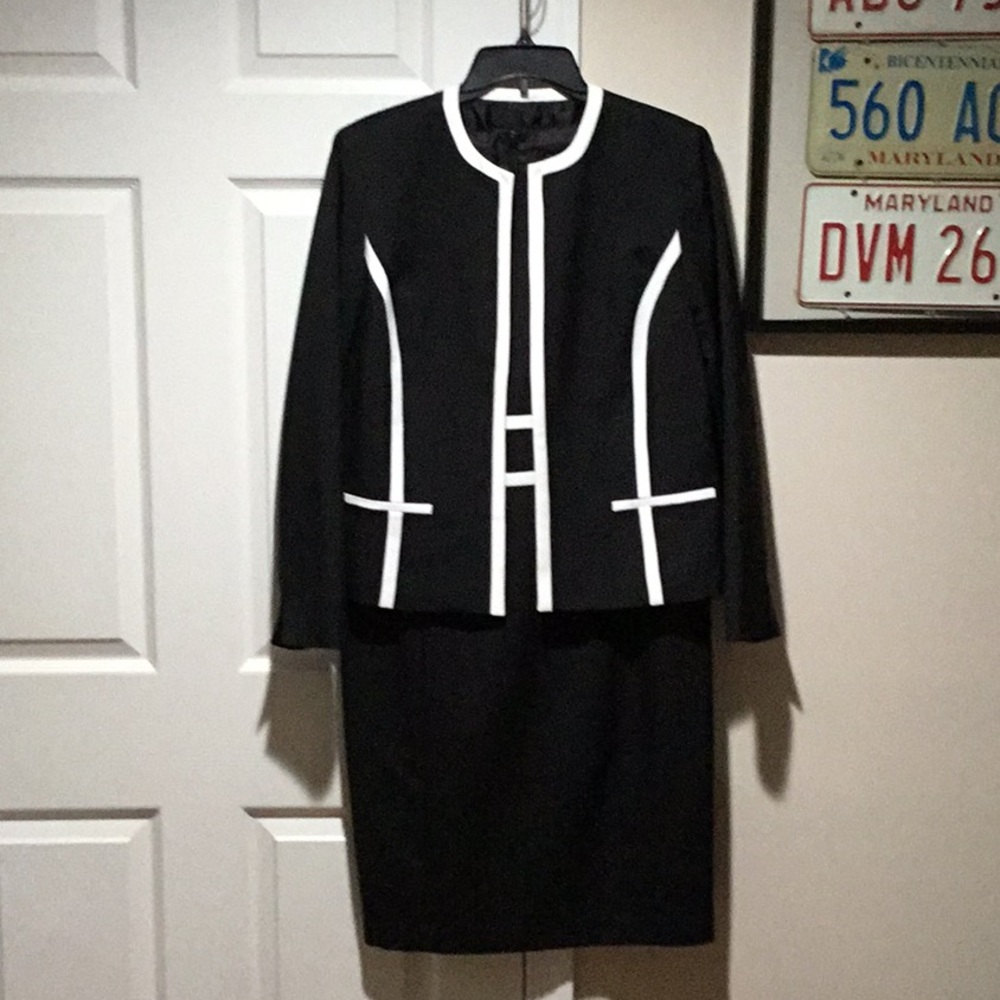 Evan Picone Black Label Dress and Jacket - Size 10